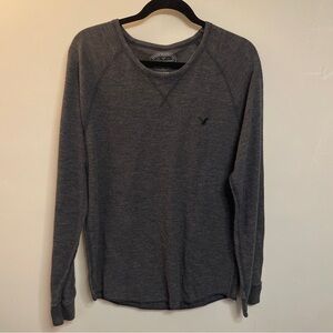 American Eagle Outfitters Dark Gray Long Sleeve Tee size large